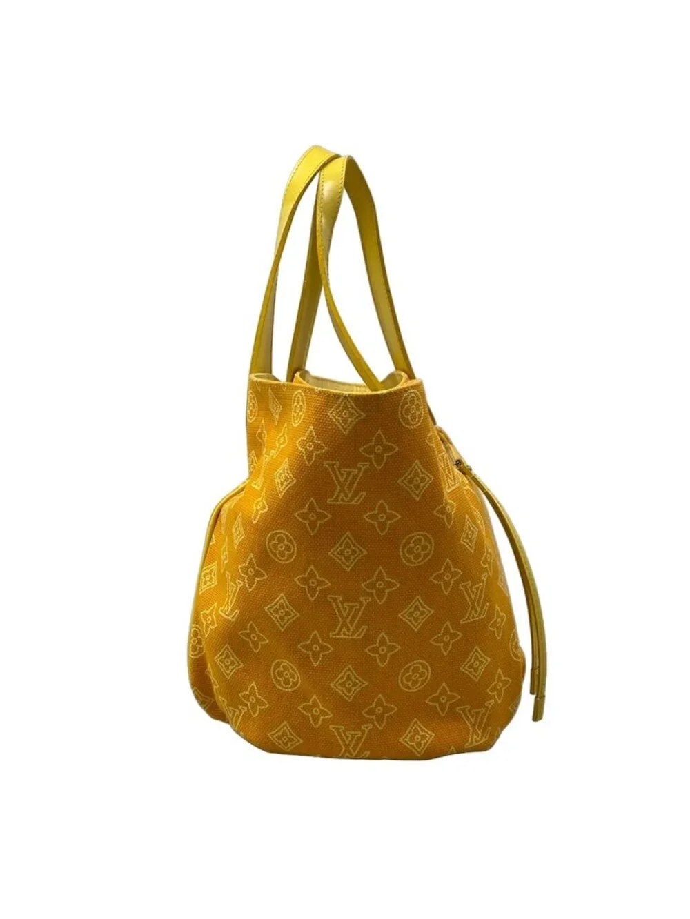 Louis Vuitton Tote Beach Line Cabai Panema PM Jaune Leather